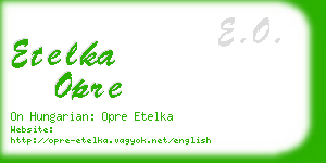 etelka opre business card